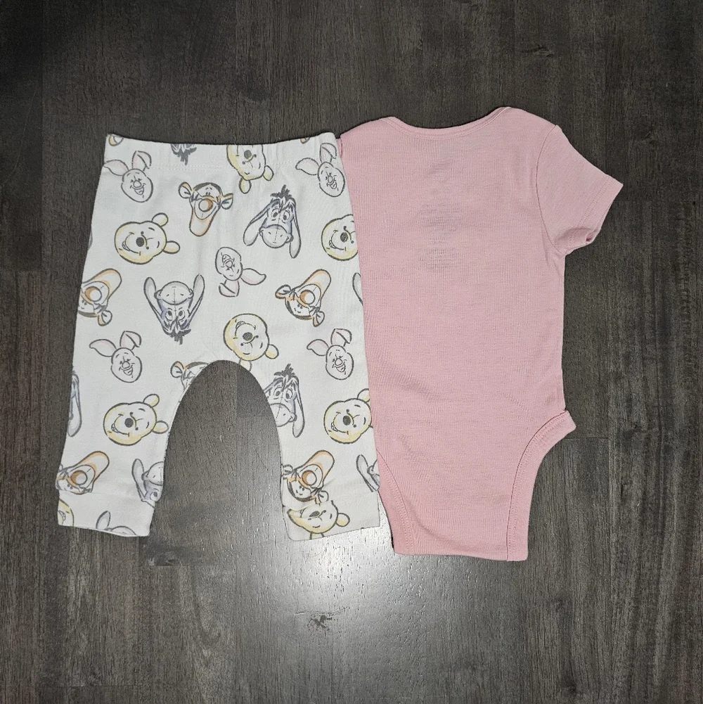Disney Baby Pooh And Bambi 0-3 Month Clothes